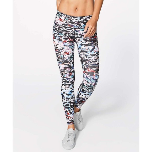 lululemon athletica Pants - Lululemon Wunder Under Low Rise Tight Full-On Luxtreme Culture Clash Size 4